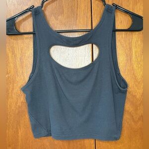 lululemon athletica Black Crop Top